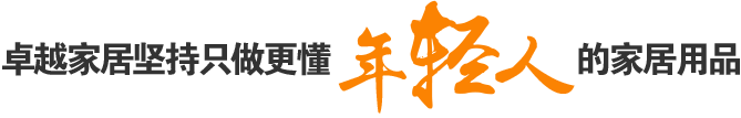 卓越家居堅(jiān)持只做更懂年輕人的家居用品
